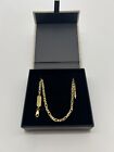 Figaro Chain Necklace - 3 mm - Gold Plated “CTR”