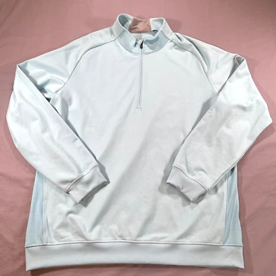 Пуловер мужской Adidas Golf Elevated 1/4 на молнии XL цвет морской волны синий толстовка активный - Изображение 1 из 4