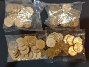 Dinosaur Coins UNC Mint Bags of New 2022 $1 RAM All 4 Completed Set - Picture 1 of 5