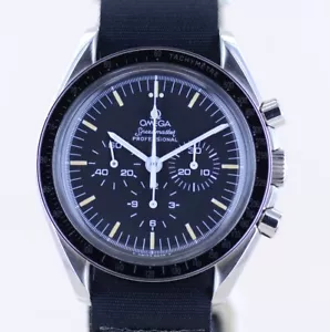 Omega Uhr Speedmaster Professional Chrono Moonwatch Tritium Vintage 1985 Patina - Bild 1 von 15