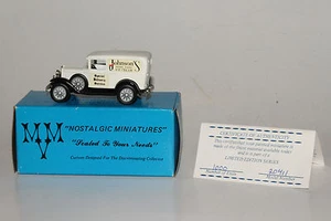MVM NOSTALGIC MINIATURES 1931 FORD MODEL A DELIVERY, JOHNSON'S ICE CREAM - Picture 1 of 11