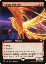 MTG Aurora Phoenix - Commander Legends - Extended Art