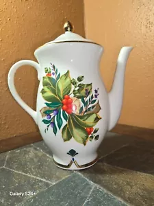 Princess House WINTER GARDEN Coffee Pot & Lid - Picture 1 of 5