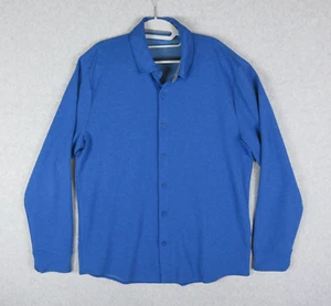 Twillory Hemd Herren XL Blau Athleisure Style Knopfleiste Preppy Business Freizeit - Bild 1 von 7
