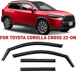 Rain Guards Vent Visors Shade for 2022-2025 Toyota Corolla Cross - Picture 1 of 8