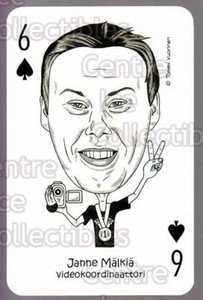 2011-12 Finnish World Champions Playing Card #19 Janne Malkia