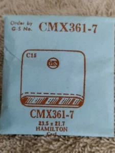 CMX361-7 Hamilton Carl watch crystal - Picture 1 of 1