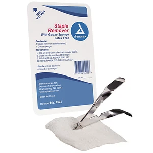 Kit de eliminación de grapas de la piel primeros auxilios supervivencia tijeras fórceps gasa - Imagen 1 de 1
