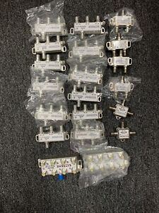 EXTREME 3 WAY HD DIGITAL HIGH PERFORMANCE COAX CABLE SPLITTER Lot of 20