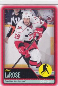 2012/13 O-PEE-CHEE..CHAD LaROSE..RED REDEMTION..# 75..HURRICANES..COMBINED SHIP