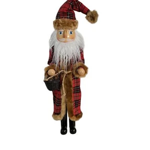 NBC Trading Corporation Christmas Santa Claus Wood Nutcracker Decor Size 24" - Picture 1 of 8