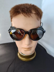 Gafas de sol vintage Julbo Mountaneering negras Snow Mountain hechas en Francia con estuche - Imagen 1 de 18