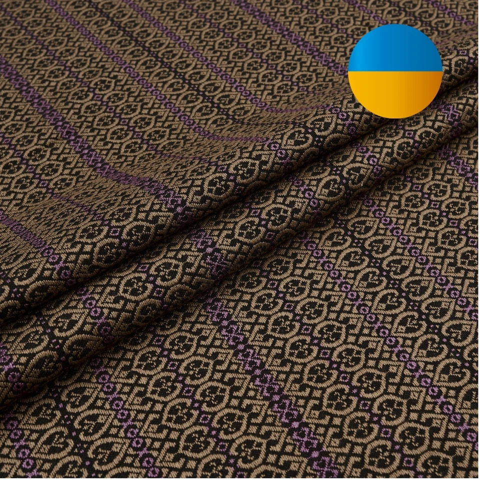 Woven Fabric with Embroidered Ornament (Lot 1m×1,5m) - Image 1 of 4