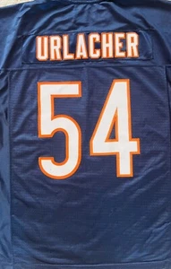 Vintage authentic chicago bears brian urlacher jersey blue size large +2 - Picture 1 of 7