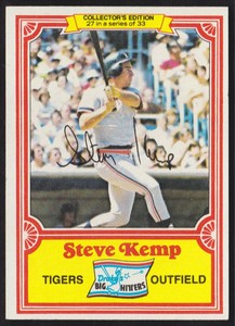1981 Topps Drake's Big Hitters #27 Steve Kemp Detroit Tigers