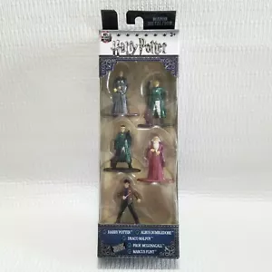 Harry Potter Nano Metalfigs Die-Cast Metal 5 Pack Dumbledore Malfoy McGonagall - Picture 1 of 9
