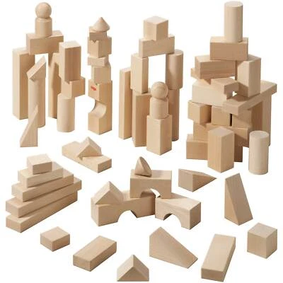 HABA Basic Building Blocks 60 Piece Large Starter Set (Made in Germany) - Image 1 of 4