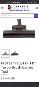 Proteam Turbo Brush Carpet Tool #100117 - Picture 1 of 7