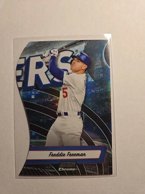2025 Topps Stadium Club Chrome - Freddie Freeman #TRI-3 Triumvirates Dodgers - Image 1 of 2