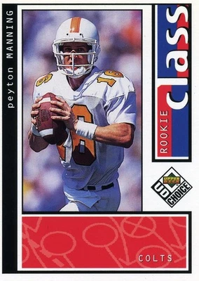 Peyton Manning 1998 UD Choice Rookie Class RC  #193 Indianapolis Colts - Image 1 of 2