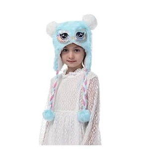 Owl Hat for Kids l Hat Animal Head Plush Winter Childrens Hat with Earflap - Picture 1 of 8