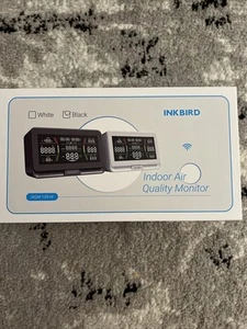 INKBIRD Wireless 10-in-1 Air Quality Monitor IAQM-129-W BLACK Open box - Picture 1 of 3