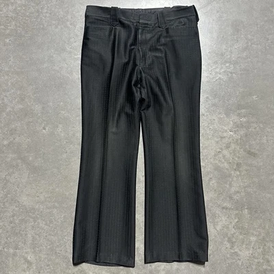 Pantalones Pantalón Vintage Años 60 H Bar C Ranchwear Negro Rockabilly Poliéster EE. UU. 38x30 Foto 1 de 4