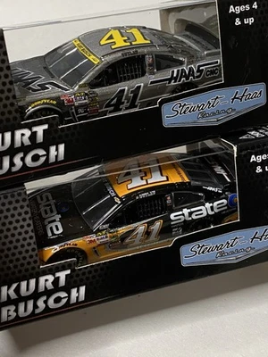 1/64 Action NASCAR Diecast 2014 Kurt Busch #41 Haas 500th y calentadores de agua estatales Foto 1 de 4