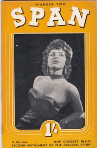 SPAN Magazine No.2, October 1954 Shirley Ann Field. Complies eBay No Nudity. - Picture 1 of 12