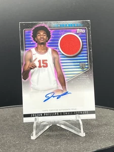 2024 Topps Midnight Basketball - #RJA-JUP Julian Phillips ROOKIE JERSEY AUTO RPA - Picture 1 of 2