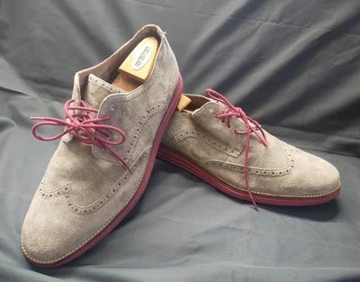 Zapatos Cole Haan Para Hombre Talla 13M Gamuza Punta de Ala Oxford Grand OS GS C26190 Foto 1 de 4