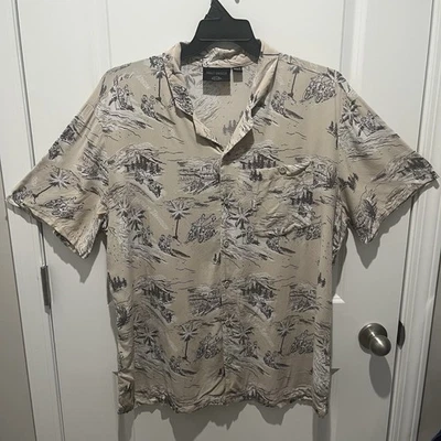 Camisa Harley Davidson Para Hombre XL Motocicleta Hawaiana Aloha Palmeras Rayón Surf Foto 1 de 4