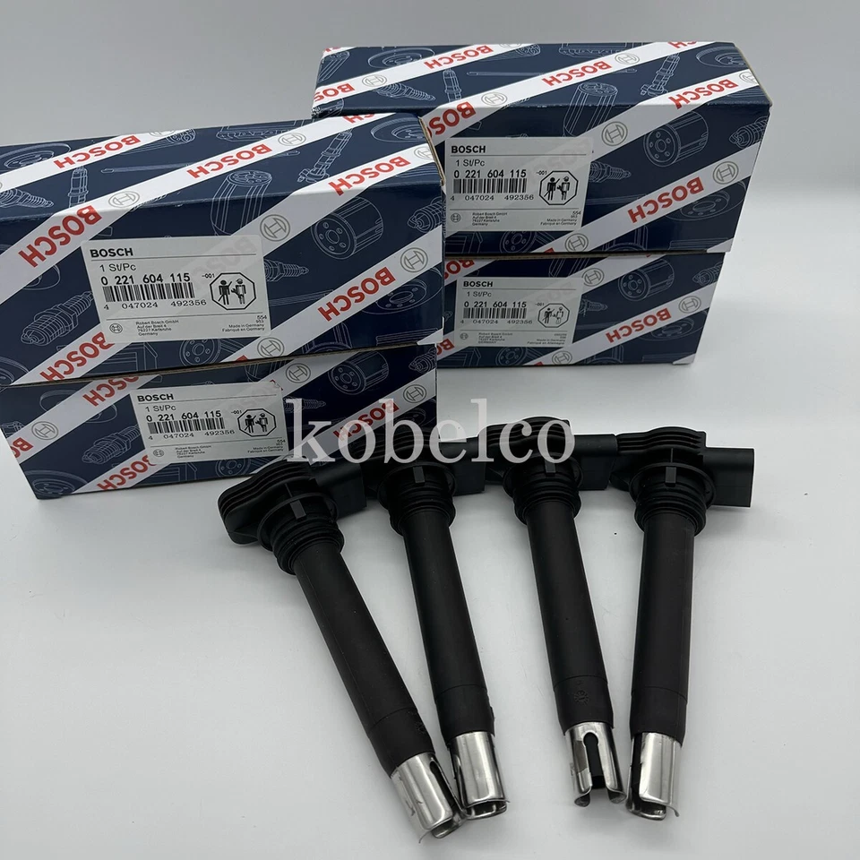 PACK 4 bobinas de encendido para Audi A3 A4 A5 TT VW GTI 2.0L 06H905115B 0221604115 Foto 1 de 4