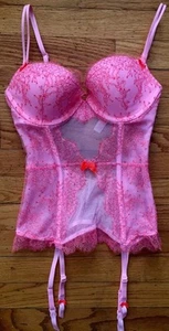 Victoria's Secret Push Up Babydoll With Rhinestones 34C - Picture 1 of 7