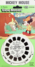 1987 Tyco View Master 3D Disney Mickey Mouse Reels 3004 Brave Little Tailor