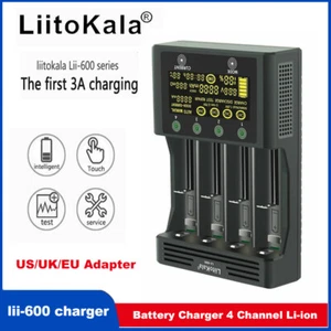 LiitoKala Lii-600 Battery Charger 4Channel Li-ion For Rechargeable Batteries NEW - Picture 1 of 14