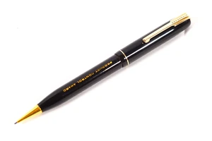 Watermans Mechanical Pencil Black Celluloid Product Control Award Pencil - Picture 1 of 7