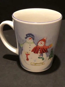 Todays Home SNOW Family Coffee/Tea Cup 4” Tall Pattern TDH2 - Picture 1 of 5