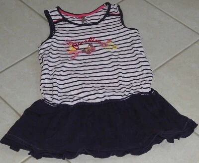 10 ans : Robe jersey sans manches marinières ORCHESTRA (1080) - Photo 1/4