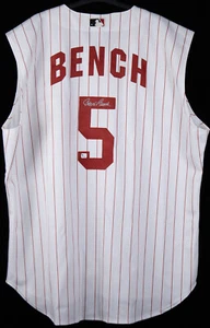 JOHNNY BENCH - JERSEY SIGNED - Picture 1 of 3