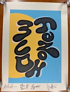 MUDHONEY Fabrik HAMBURGO Alemania 2018 BANDA FIRMADA PÓSTER DE CONCIERTO Brian Methe - Imagen 1 de 5