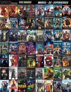 DVD Mania Pick Your Movie Marvel DC Sci-Fi Action Heroes Combined Ship DVD Lot - Picture 1 of 252