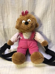 Zaino peluche orso sorella 12" Berenstain Bears vintage - Foto 1 di 12
