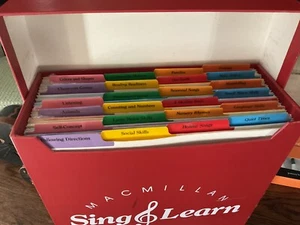 Vtg Sing & Learn Home School 23 Record Set Macmillan LP Music & Activities. Case - Picture 1 of 14