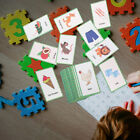 3 Sets Alphabet Flash Karten Pädagogische Lernkarten Kinder Kinder Englisch