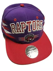 Toronto Raptors Mitchell & Ness Hardwood Classics NBA Snapback Hat Purple - Picture 1 of 6