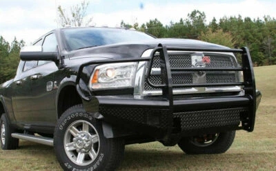 Parachoques protector completo delantero Fab Fours de acero negro para Dodge Ram DR06-S1160-1 06-09 Foto 1 de 3