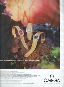 Anuncio de reloj Omega de los años 60 - Imagen 1 de 1