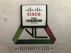 Cisco 64 Mo Flash avec IOS 15 pour Cisco 1841 Cisco 64 Mo Compact Flash avec Avent - Photo 1/2