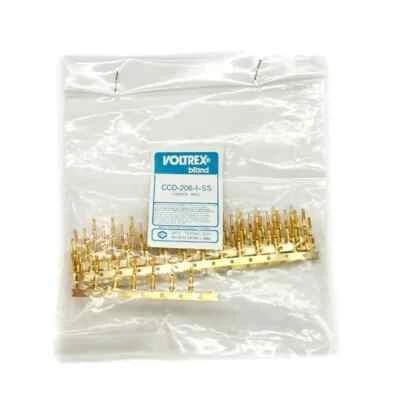 100 piezas Voltrex CCD-206-1-SS Alta Densidad Crimpado Estilo Contactos Estampados Hembra Foto 1 de 4